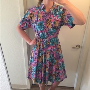 Vintage floral dress